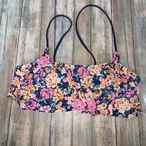 NWT Arizona Jeans Co Floral Bikini Bottoms Women’s Large